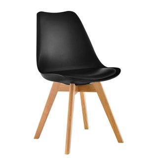 SILLA ESTILO NÓRDICO ASIENTO ACOLCHADO