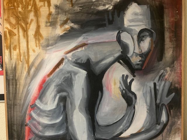 Pintura sobre yeso