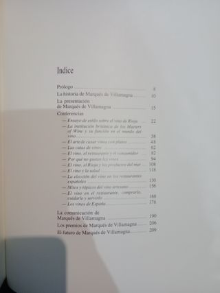 Libro Marqués de Villamagna
