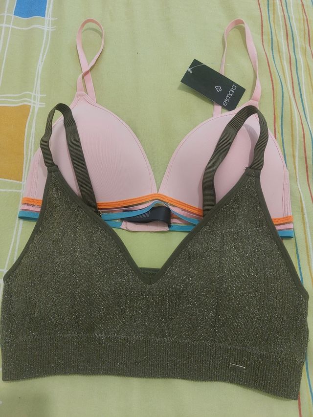 Lote 2 sujetadores 90