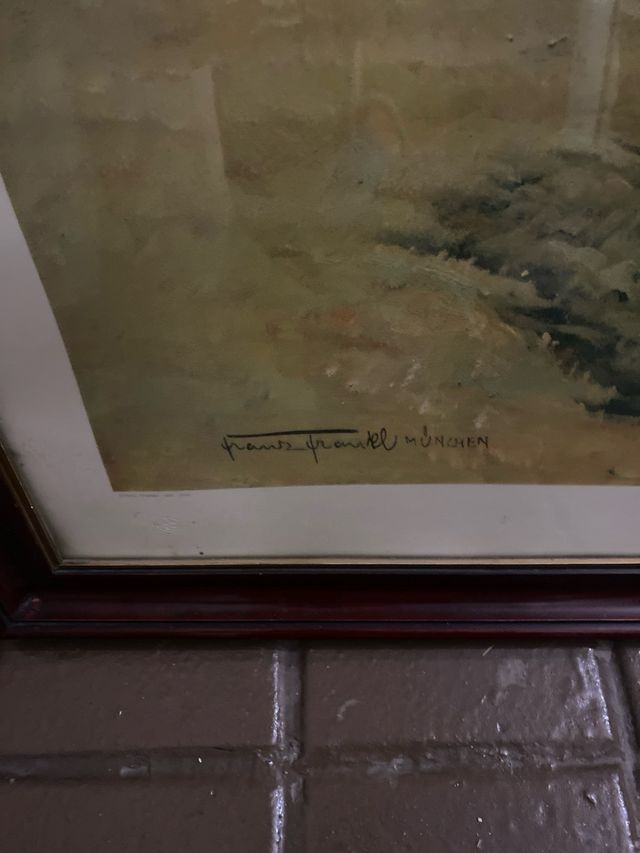 Cuadro El lago del bosque