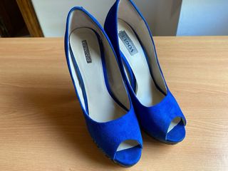Zapatos voge de fiesta azules