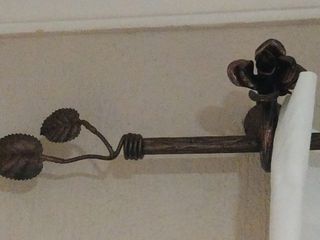 Cortinero de forja echo a mano exclusivo