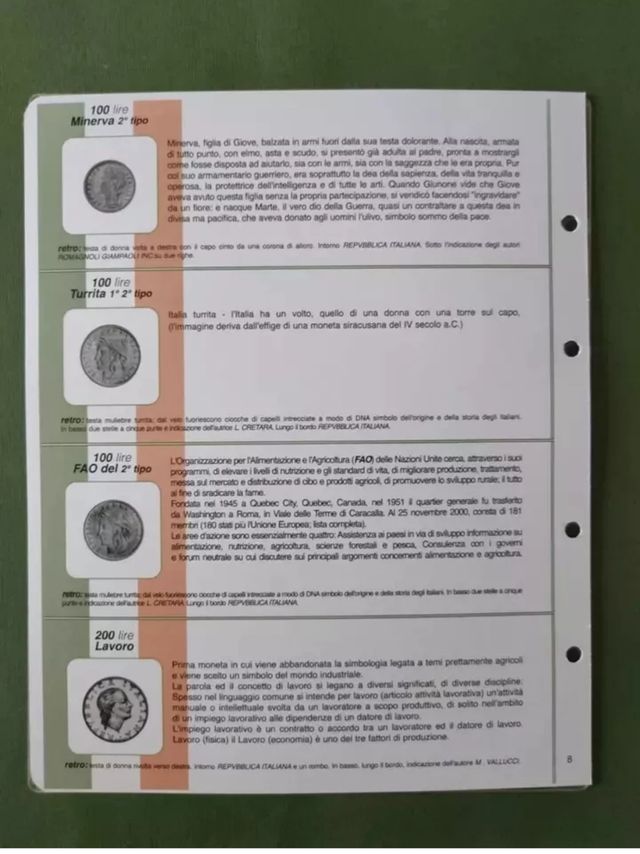 Album x la raccolta della lira italiana