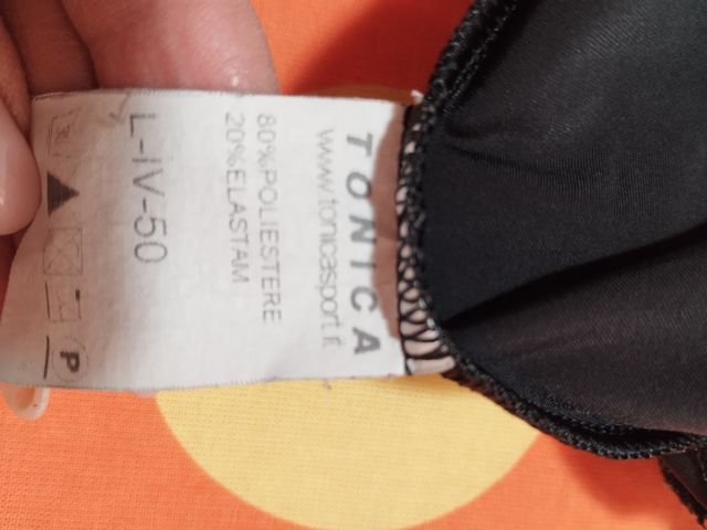 Pantaloni da spinning neri Tonica