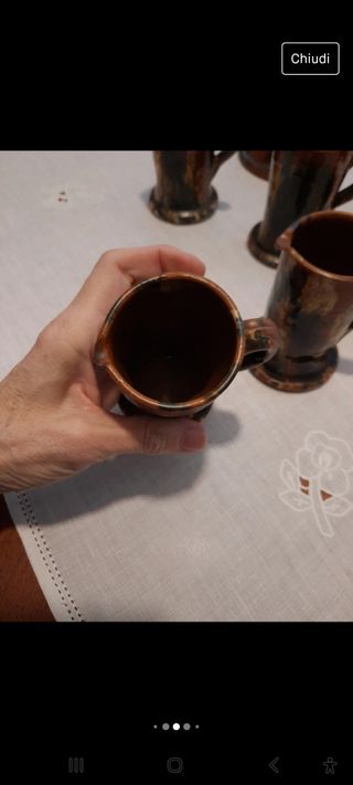 Caraffa e boccali artigianato