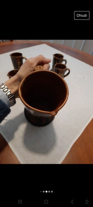 Caraffa e boccali artigianato