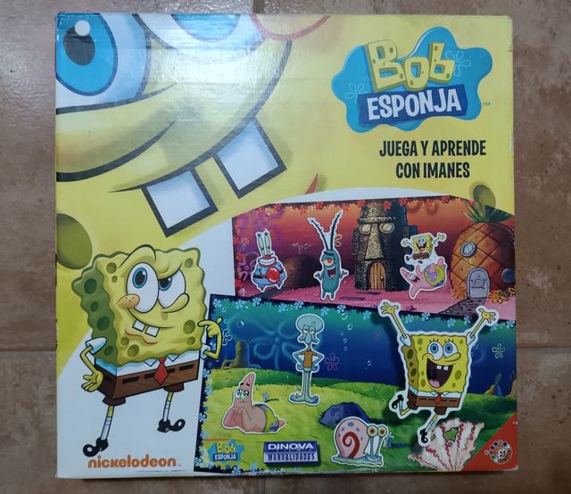 Juego Bob Esponja aprende con imanes