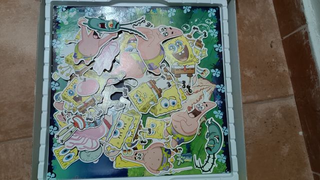 Juego Bob Esponja aprende con imanes