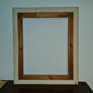 MARCO 3 MADERA TALLADA DORADO PARSP BLANCO ROTO