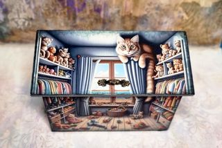 Caja madera infantil