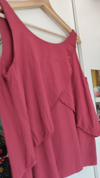 Blusa hombreras mujer Made in Italy Talla M ó 38 