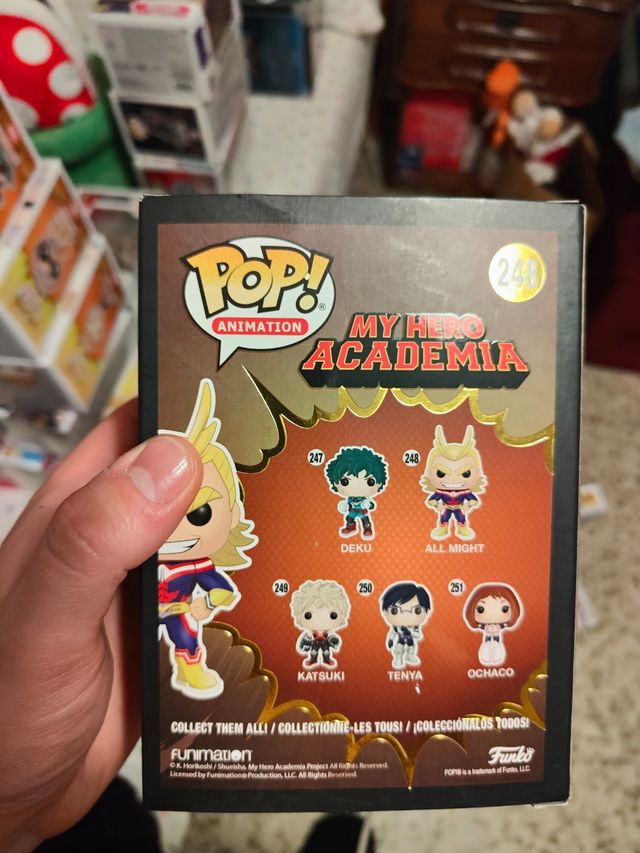 Funko grial all might silver metallic