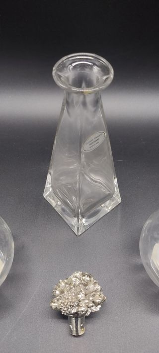 Tre bottiglie argento 925