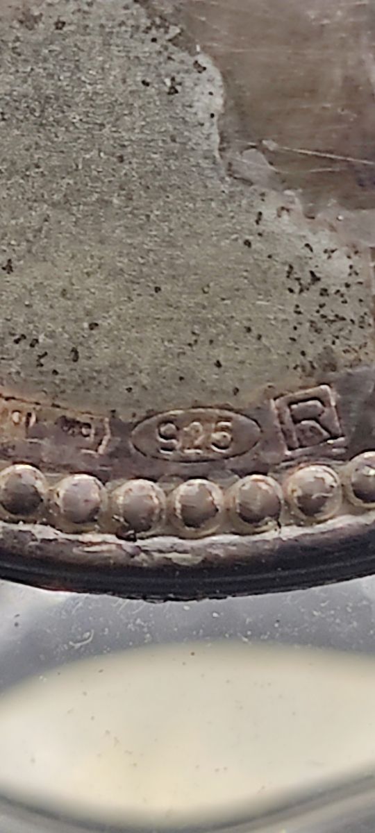 Tre bottiglie argento 925