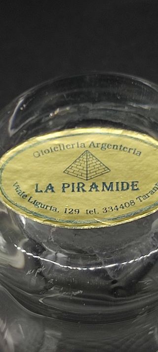 Tre bottiglie argento 925