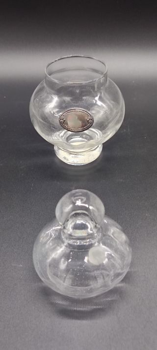 Tre bottiglie argento 925