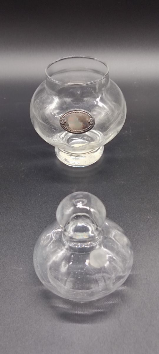 Tre bottiglie argento 925