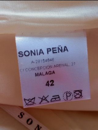 Vestido de fiesta -Sonia Peña- talla 42