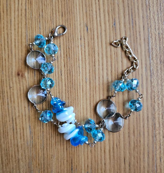 Bracciale con Pietre azzurre