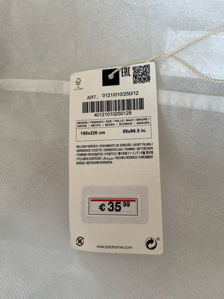 Edredon de fibra Zara Home