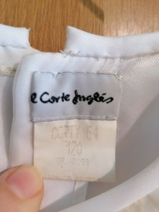 Vestido comunión El Corte Inglés