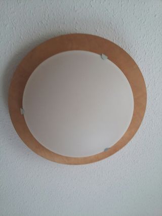 Lámpara de techo de madera fina 40 cm Ikea