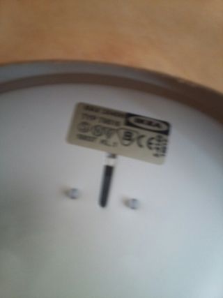 Lámpara de techo de madera fina 40 cm Ikea