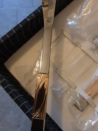 Posate oro 24 kt e acciaio " F.lli Salvinelli