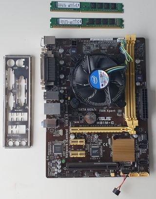 Placa Base Asus H81M-C + Intel I3-4130 + 8GB RAM