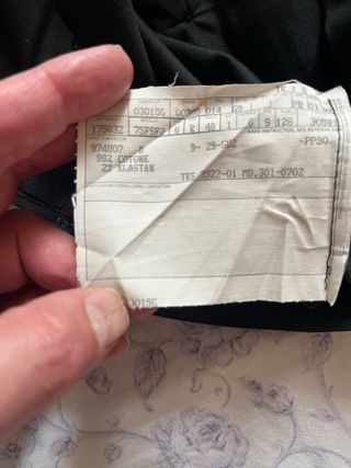 Pantalone nero gucci uomo tg 48