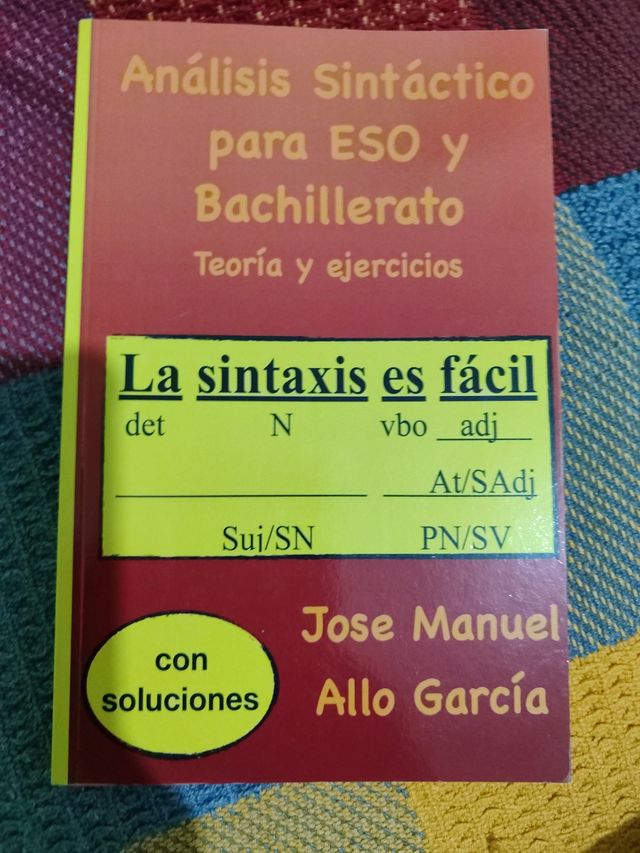 Análisis sintáctico ESO Y Bachillerato