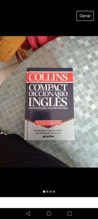 Diccionario español/ inglés, inglés/ esp