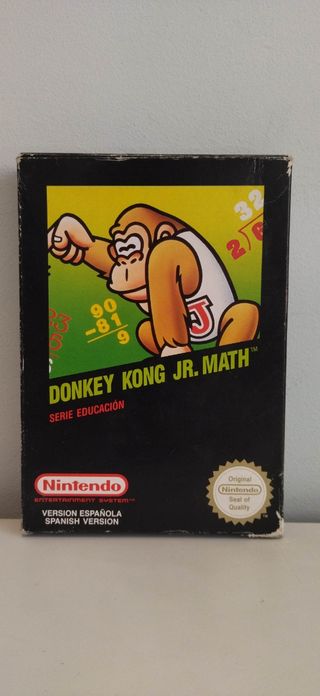 Donkey Kong Jr Math Nintendo Nes