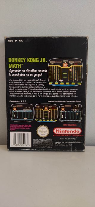 Donkey Kong Jr Math Nintendo Nes