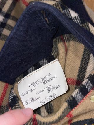 Burberry abrigo Haymarket chaqueta gabardina