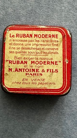 Cajas cinta maquinas escribir