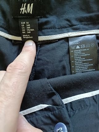 Pantalones cortos H&M. Hombre. Negros