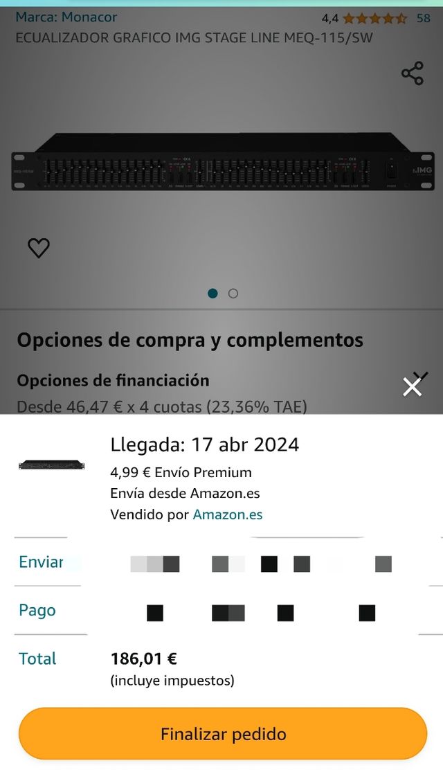 ECUALIZADOR GRAFICO IMG STAGE LINE MEQ-115/SW
