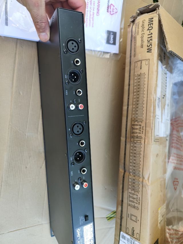 ECUALIZADOR GRAFICO IMG STAGE LINE MEQ-115/SW