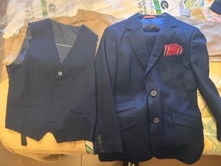Traje vestir tres piezas niño