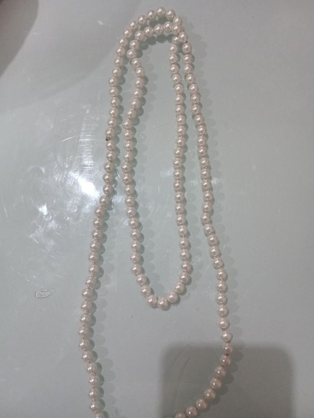 Collar perlas a juego pulsera