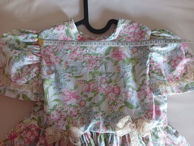 Vestido vintage niña 3 años.