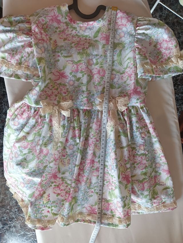 Vestido vintage niña 3 años.