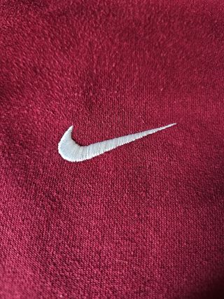 Felpa Nike bordeaux con zip taglia XXL