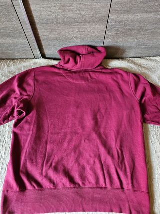 Felpa Nike bordeaux con zip taglia XXL