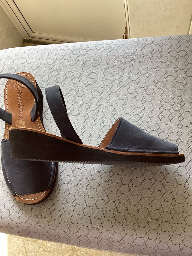 Menorkinas numero 38 azul marino