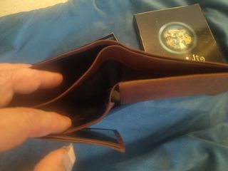 Cartera de piel 