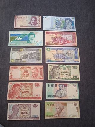 Billetes extranjeros preguntar precio