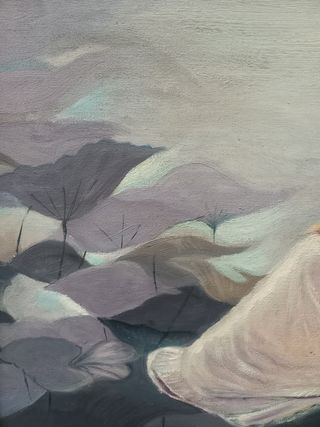 Cuadro mujer relajada